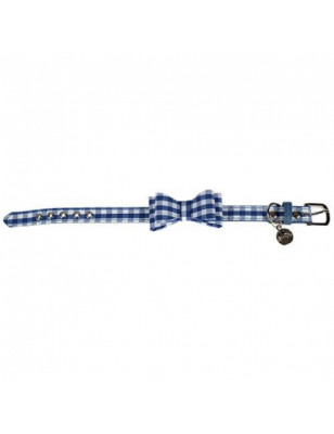 Doogy, Collier Vichy bleu marine Doogy