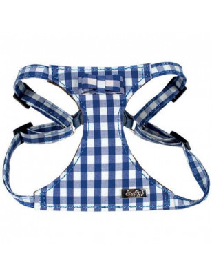 Doogy, Navy blue gingham harness