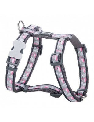 Red Dingo, Flamingo Grey Fantasy Harness