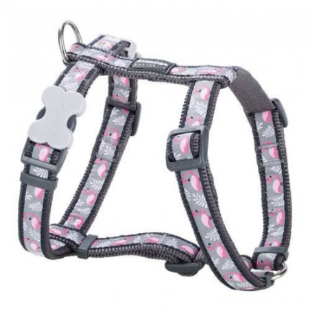 Red Dingo, Fantasy Harness gray flamingo
