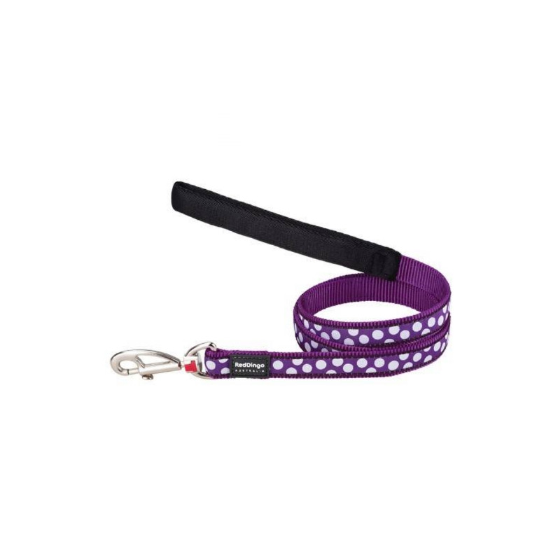 Red Dingo, Leash comfort Fantasy lunares blancos violetas