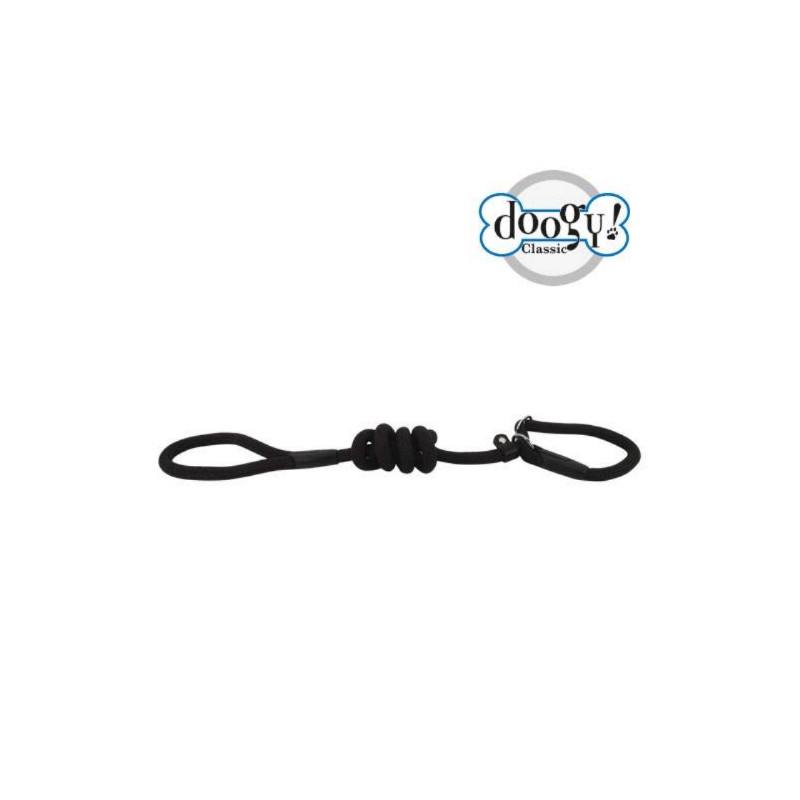 Doogy, Laisse lasso corde basic noire Doogy, Laisse lasso corde basic noire