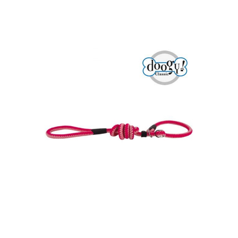 Doogy, Laisse lasso corde fluo rose et fuchsia