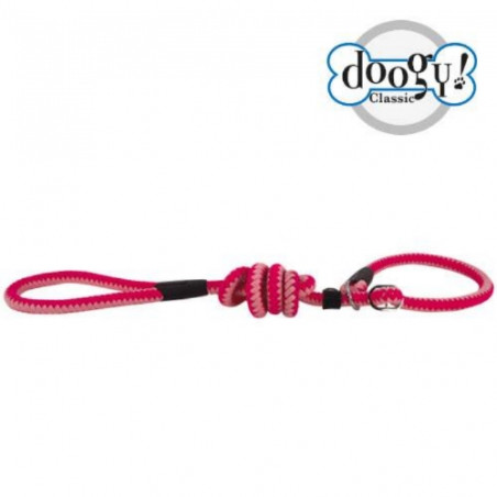 Doogy, Laisse lasso corde fluo rose et fuchsia