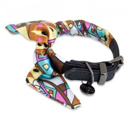 Doogy, Doogy, Collier Noir Foulard