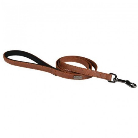 Doogy, guinzaglio marrone finto basics