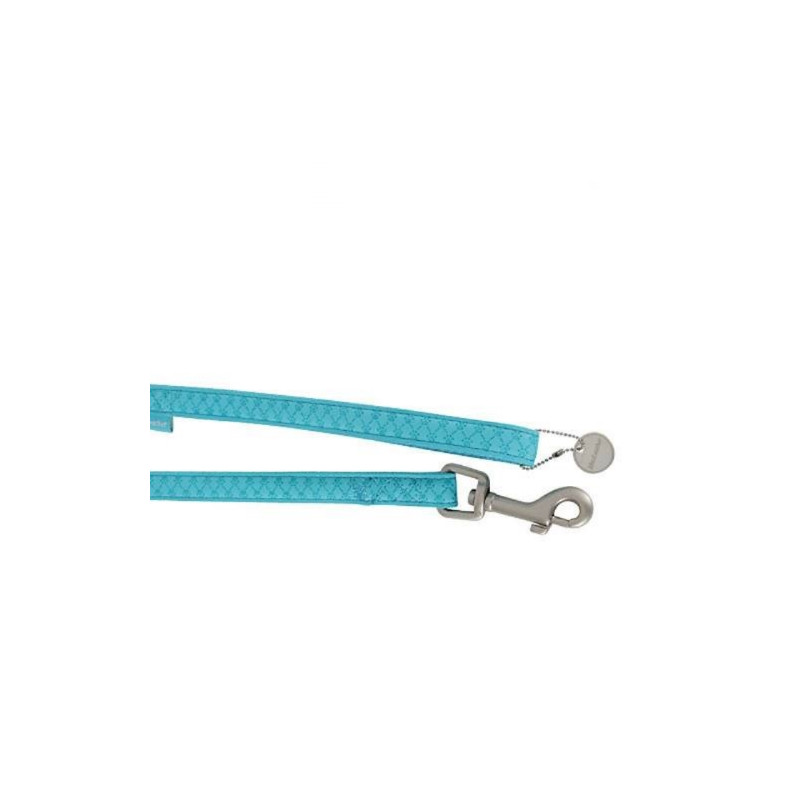 Chadog, Laisse simple Mc Leather Turquoise