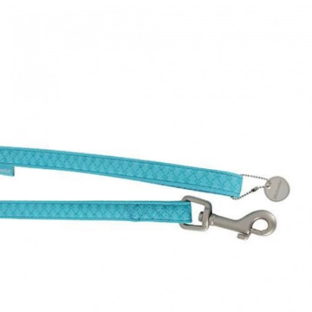 Chadog, Laisse simple Mc Leather Turquoise