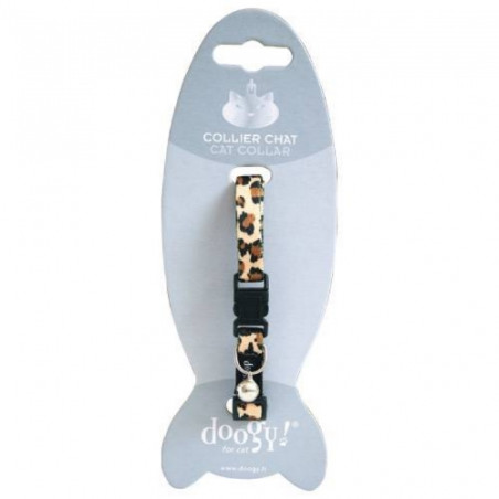 Doogy, Collier Fantaisie Léopard pour chat Doogy