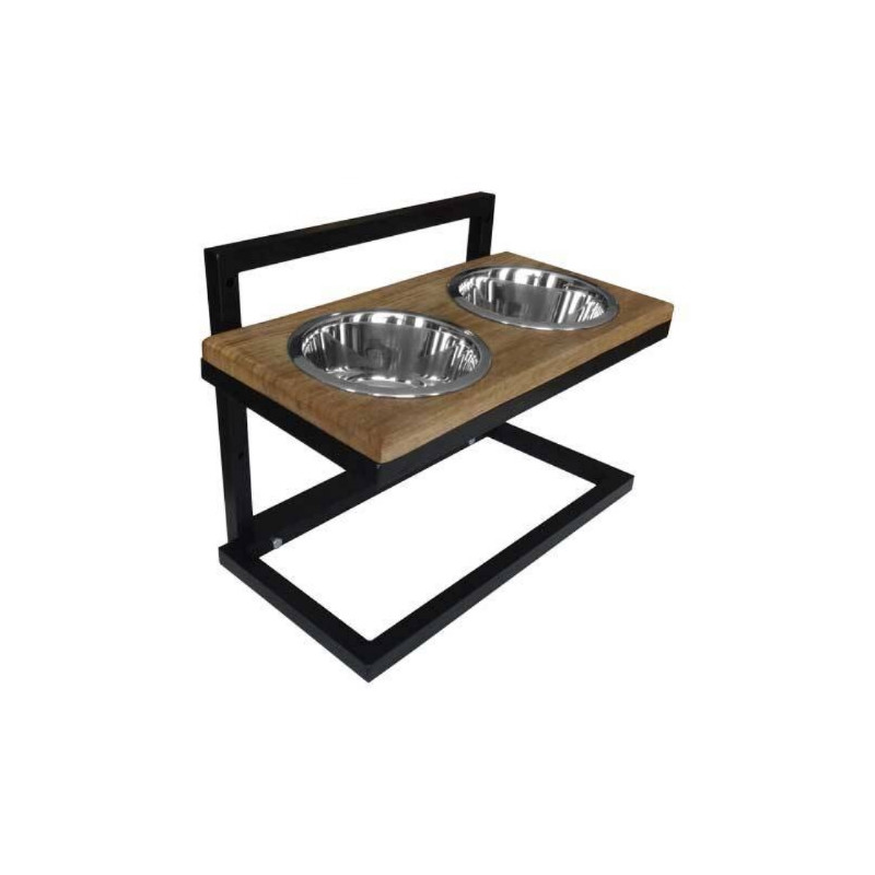 Divers, Holzschalenhalter zu Fuß 2x800 ml Divers, Holzschalenhalter zu Fuß 2x800 ml