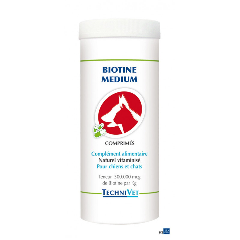 Complément alimentaire Technivet Biotine Medium Complément alimentaire Technivet Biotine Medium