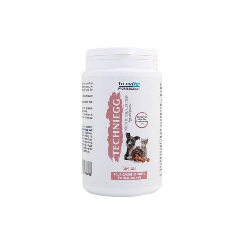 Technivet, Poudre de coquilles d'oeuf : Techniegg Technivet, Poudre de coquilles d'oeuf : Techniegg