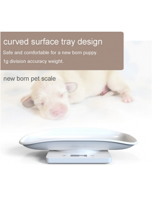 Electronic scale for newborn animals