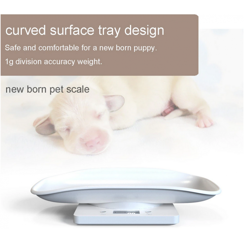 Balance electronique pour animaux nouveaux-nés