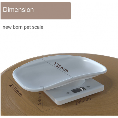 Balance electronique pour animaux nouveaux-nés