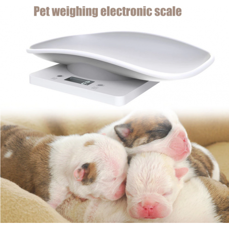 Electronic scale for newborn animals
