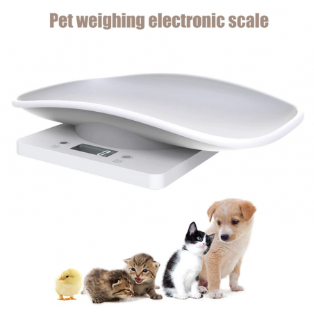 Electronic scale for newborn animals