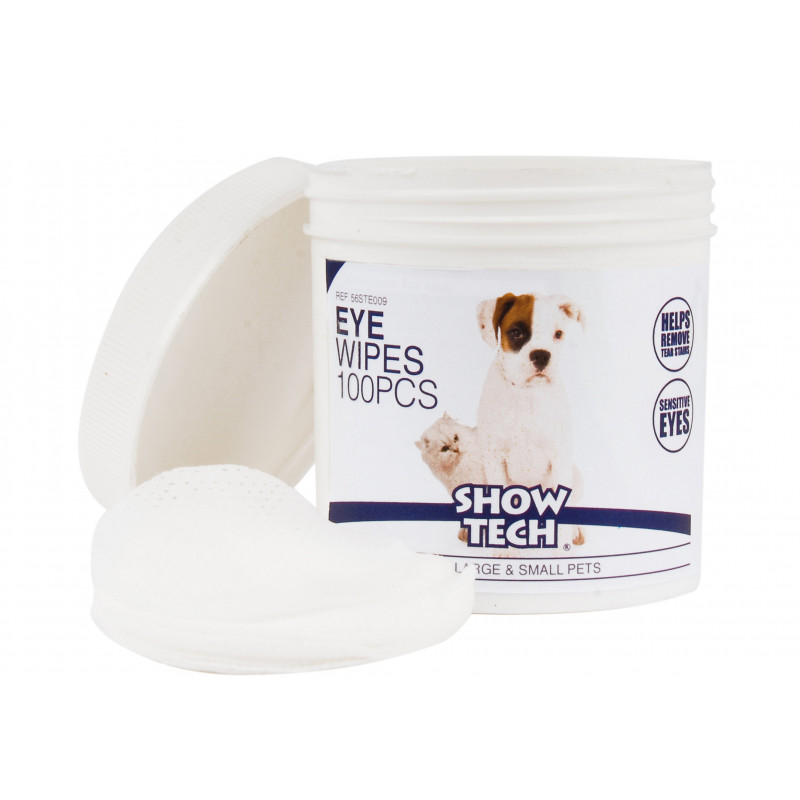 Show Tech, Lingettes Oculaires 100 pcs Nettoyant des yeux