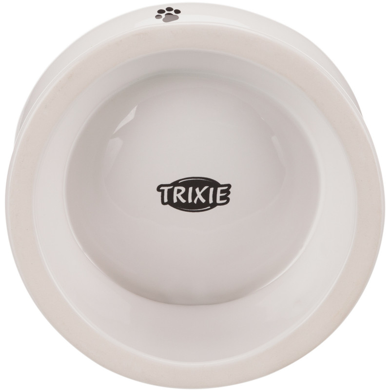 Raised ceramic bowl