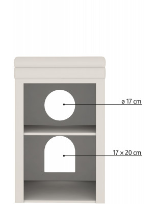 Cat Tower Saul Gris – Arbre à chat compact et moderne