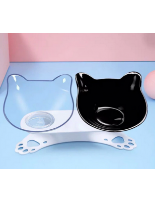 Miaou Patoune double bowl