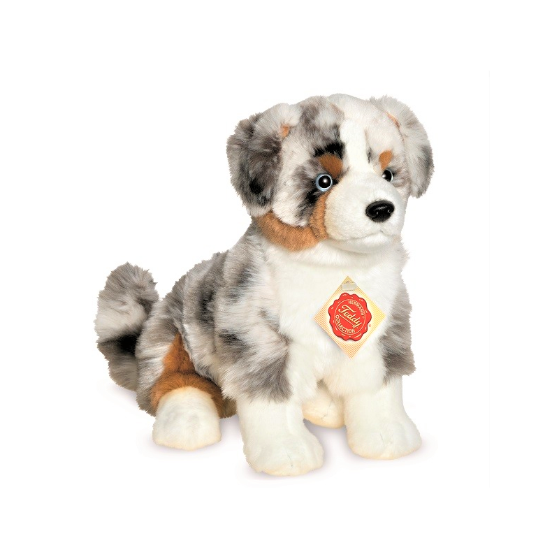 Hermann Teddy Original Sitting Australian Shepherd Soft Toy