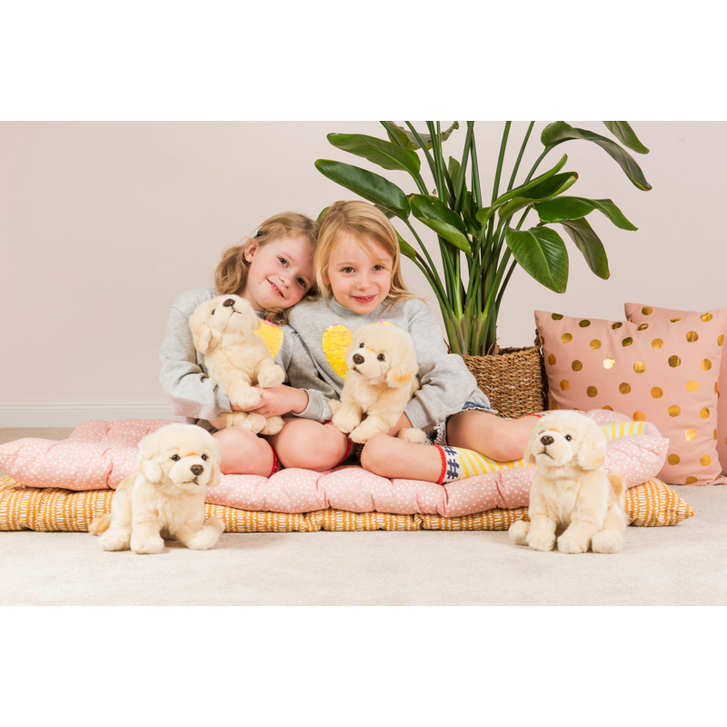 Peluche cucciolo di Golden Retriever della collezione Teddy Hermann
