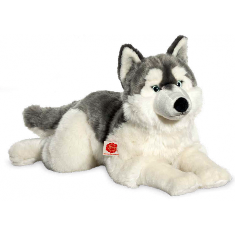 Peluche Husky 60 cm – Teddy Hermann | Grand & Réaliste