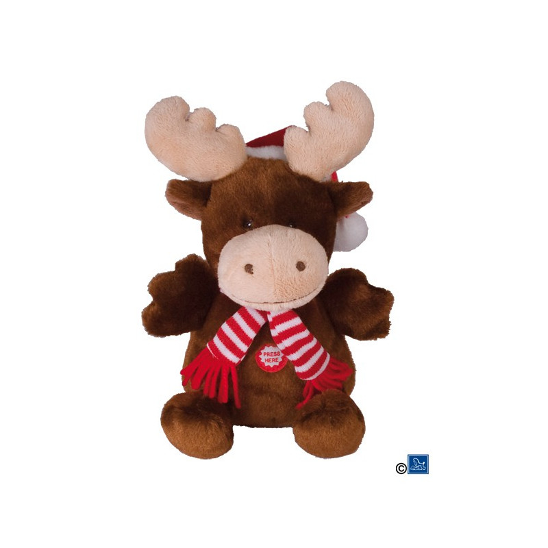 Peluche sonore Renne