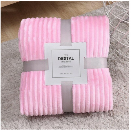 Coperta in flanella a righe