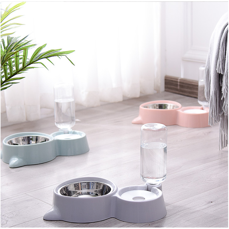 Distributeur gris 2 en 1 Miaou