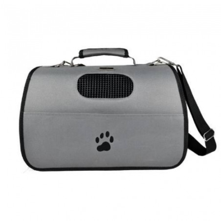 Doogy, Grey Doogy-Tasche aus gestepptem Canvas, kleines Modell
