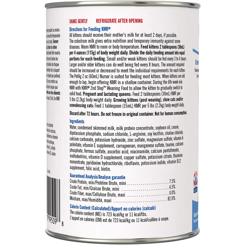 PetAg, flüssige KMR-Formel, 325 ml