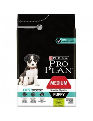 Purina, Pro Plan Medium puppy OptiDigest Lamb