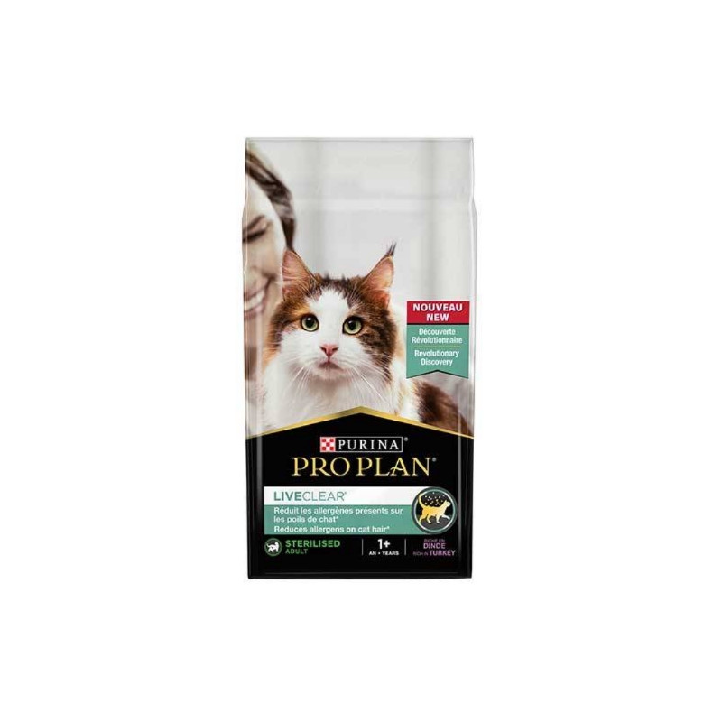 Корм для кошек sterilized turkey. Purina liveclear для кошек. Корм для кошек Pro Plan liveclear. Проплан для снижения аллергенов в шерсти.