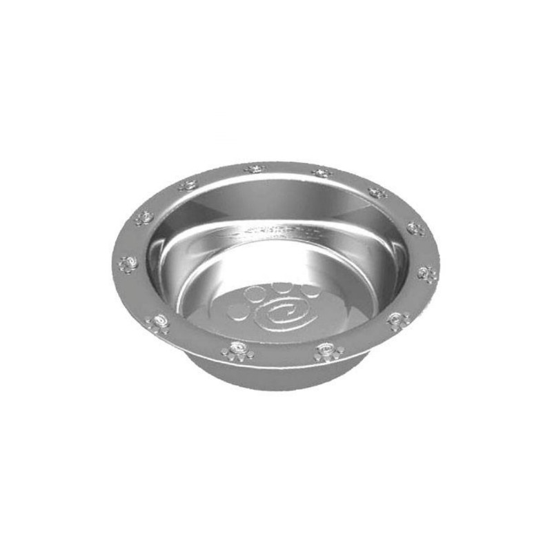 Doogy, Idealdog Paw Pattern Stainless Steel Bowls