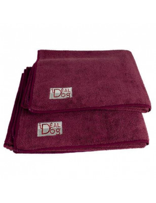 IdéalDog, IdealDog Burgundy Microfiber Napkins