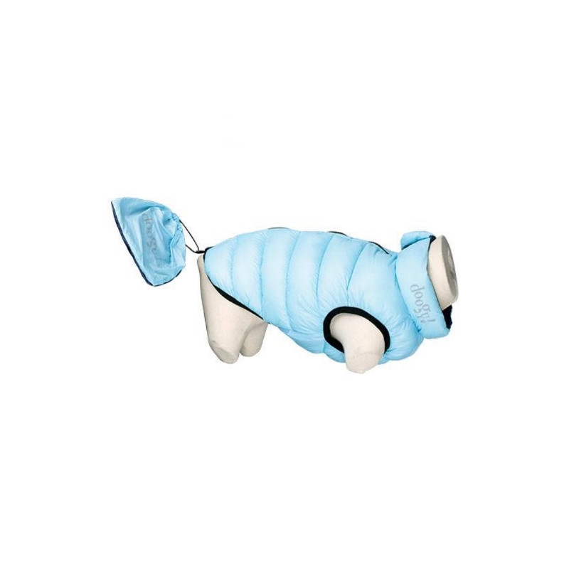 Doogy, Lighty Piumino reversibile azzurro e blu scuro