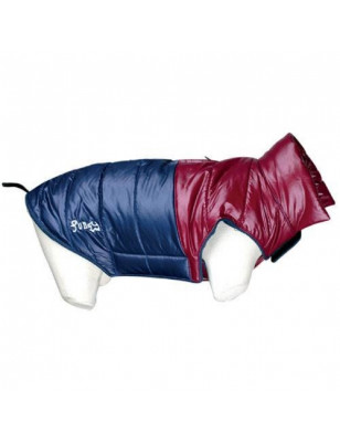 Divers, Fun Fashion blue and burgundy down jacket
