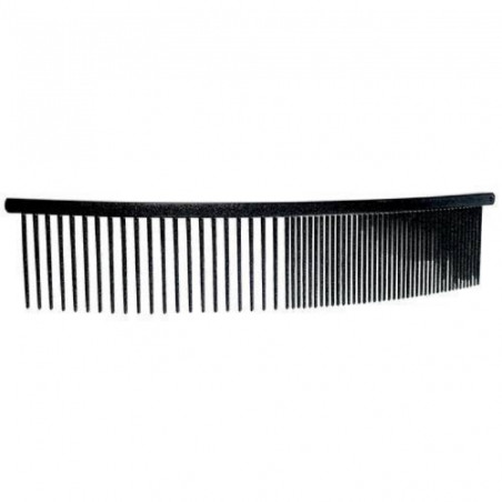 Varie, pettine curvo in ottone nero