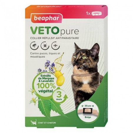 Beaphar, Collier répulsif antiparasitaire pour chat et chaton