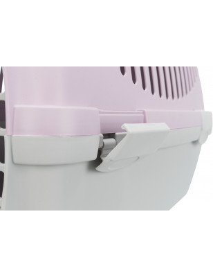 Capri Pink and gray transport box