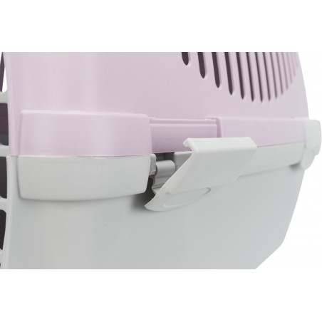 Caja de transporte Capri rosa y gris
