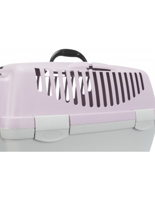 Capri Box da trasporto rosa e grigio