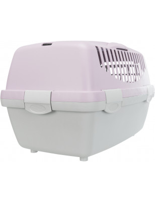 Capri Box da trasporto rosa e grigio