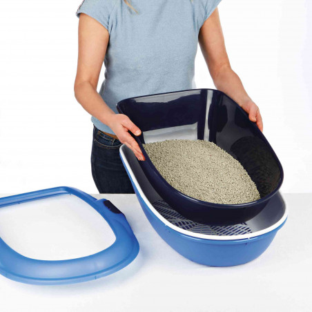 Berto litter box, with separation system