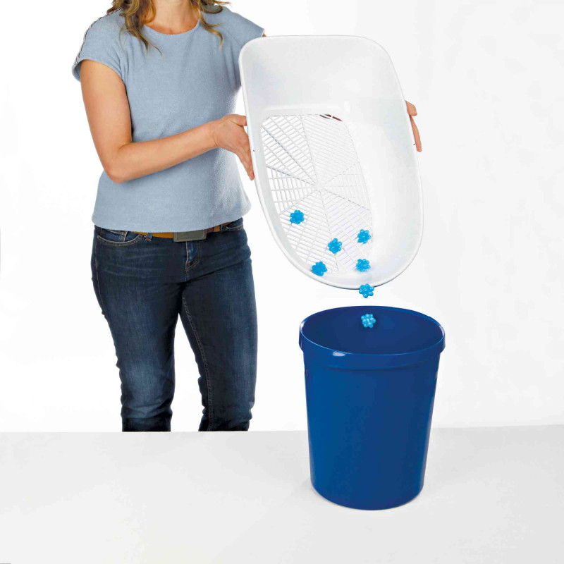 Caja de arena Berto, con sistema de separación