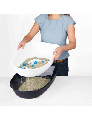 Berto litter box, with separation system