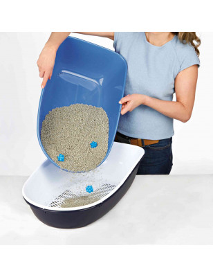 Berto litter box, with separation system