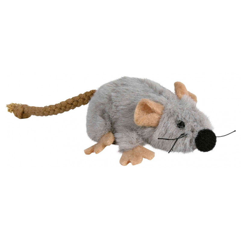 Ratón Trixie 7cm con hierba gatera